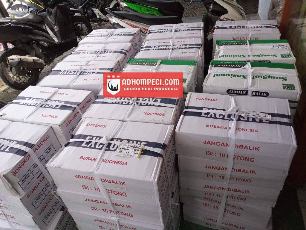 pembuat dan grosir peci kopiah songkok Mojokerto berkualitas