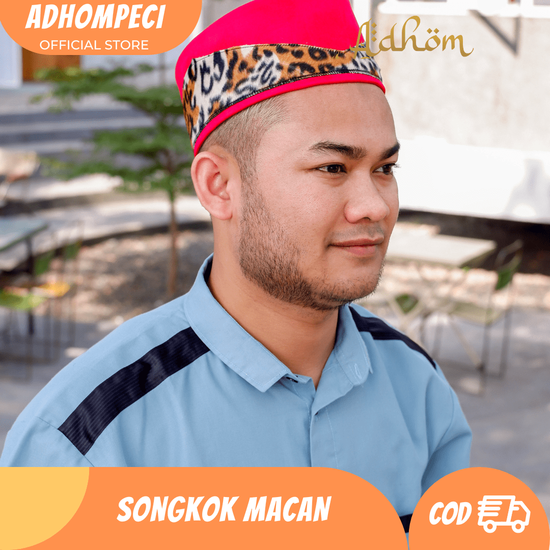 Grosir Songkok Motif Macan AC