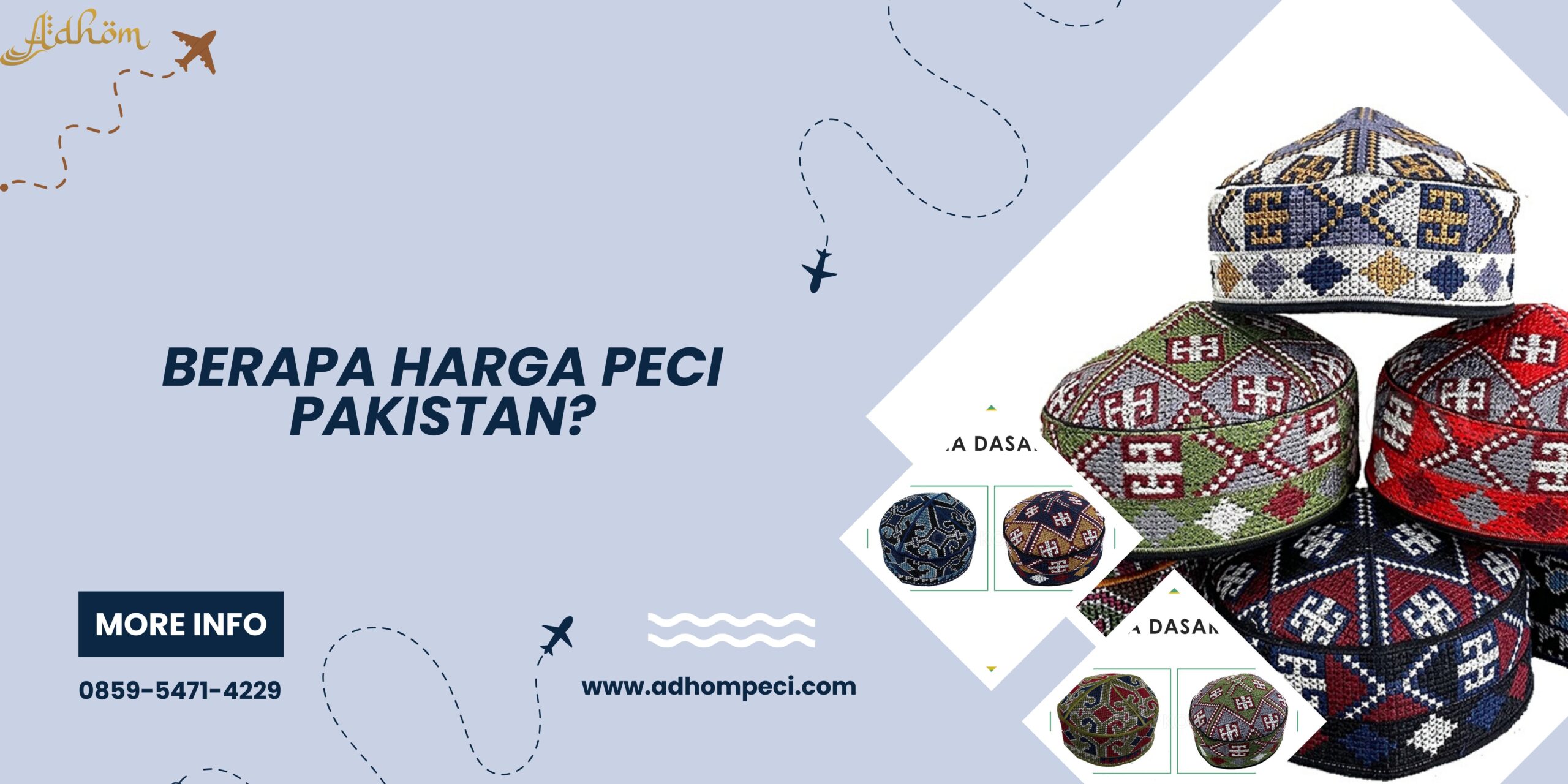 Berapa Harga Peci Pakistan?